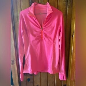 Adidas Climalite Pullover Athletic Top Running Training Shirt‎ Pink Medium